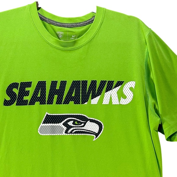 Nike Other - Nike‎ T-Shirt NFL Training Seattle Seahawks Mens Medium Green Dri-FIT Sportswear